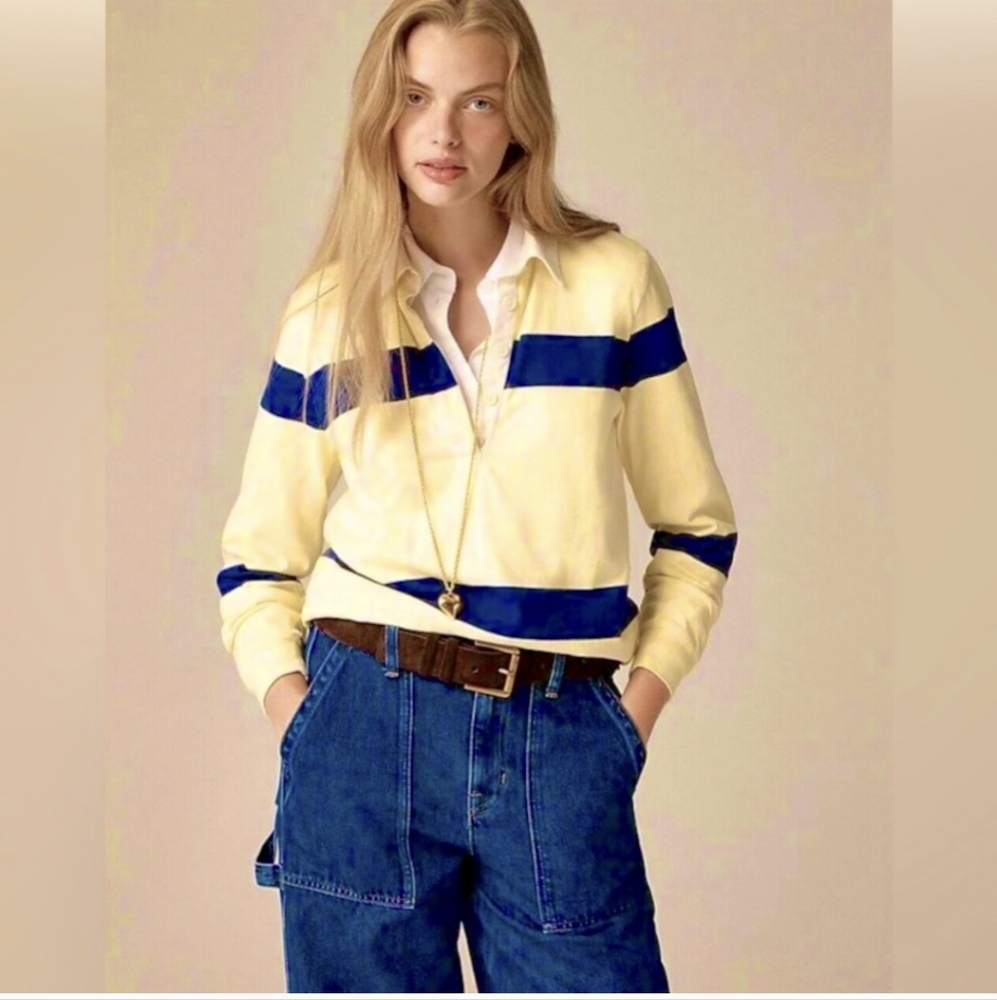 J. Crew Striped Rugby Shirt